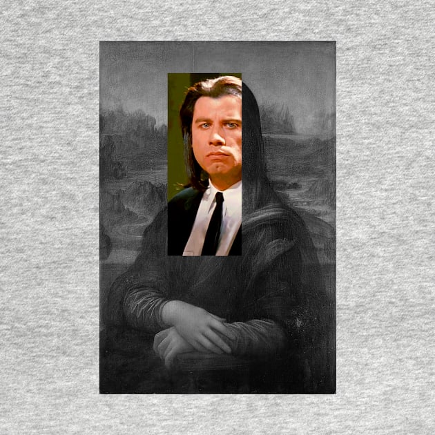 John Travolta Mona Lisa by Paskwaleeno